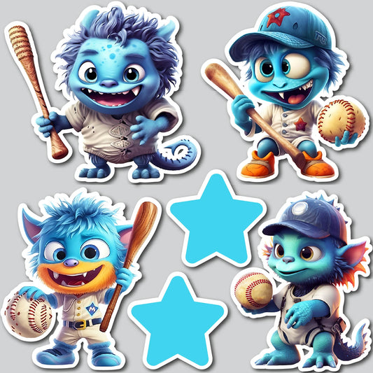 BASEBALL MONSTERS | Yard Card Set