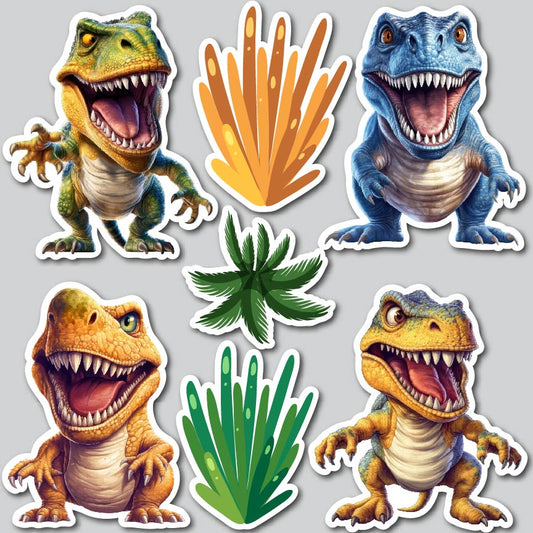 FUNNY DINOS | Yard Card Set