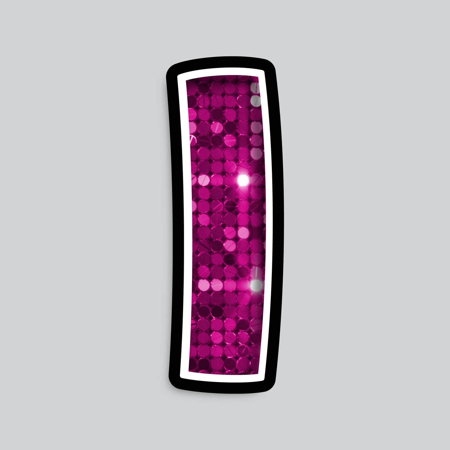 23.5” INDIVIDUAL BOUNCY PINK SEQUIN SHADOW LETTERS