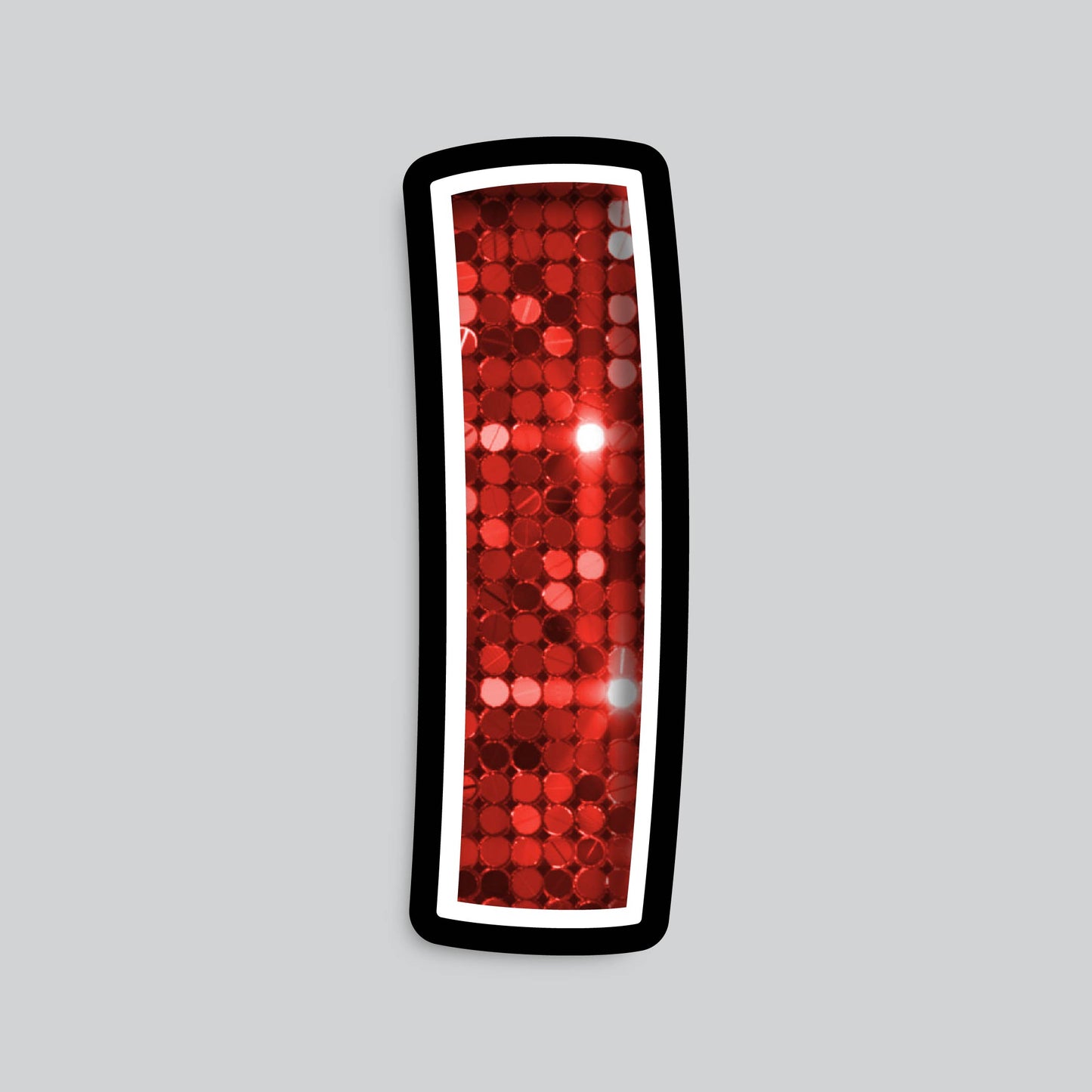23.5” INDIVIDUAL BOUNCY SEQUIN RED SHADOW LETTERS