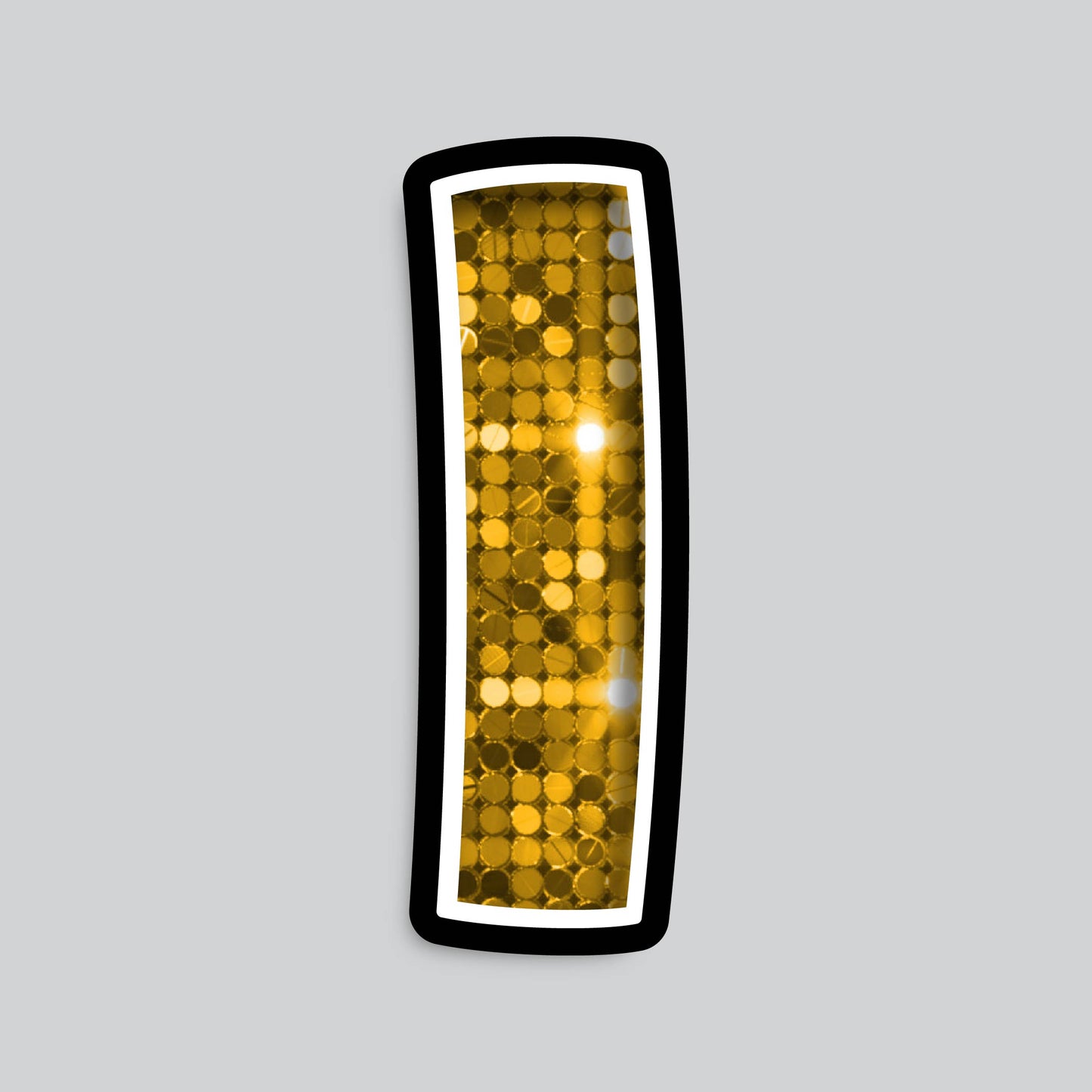 23.5” INDIVIDUAL BOUNCY GOLD SHADOW LETTERS