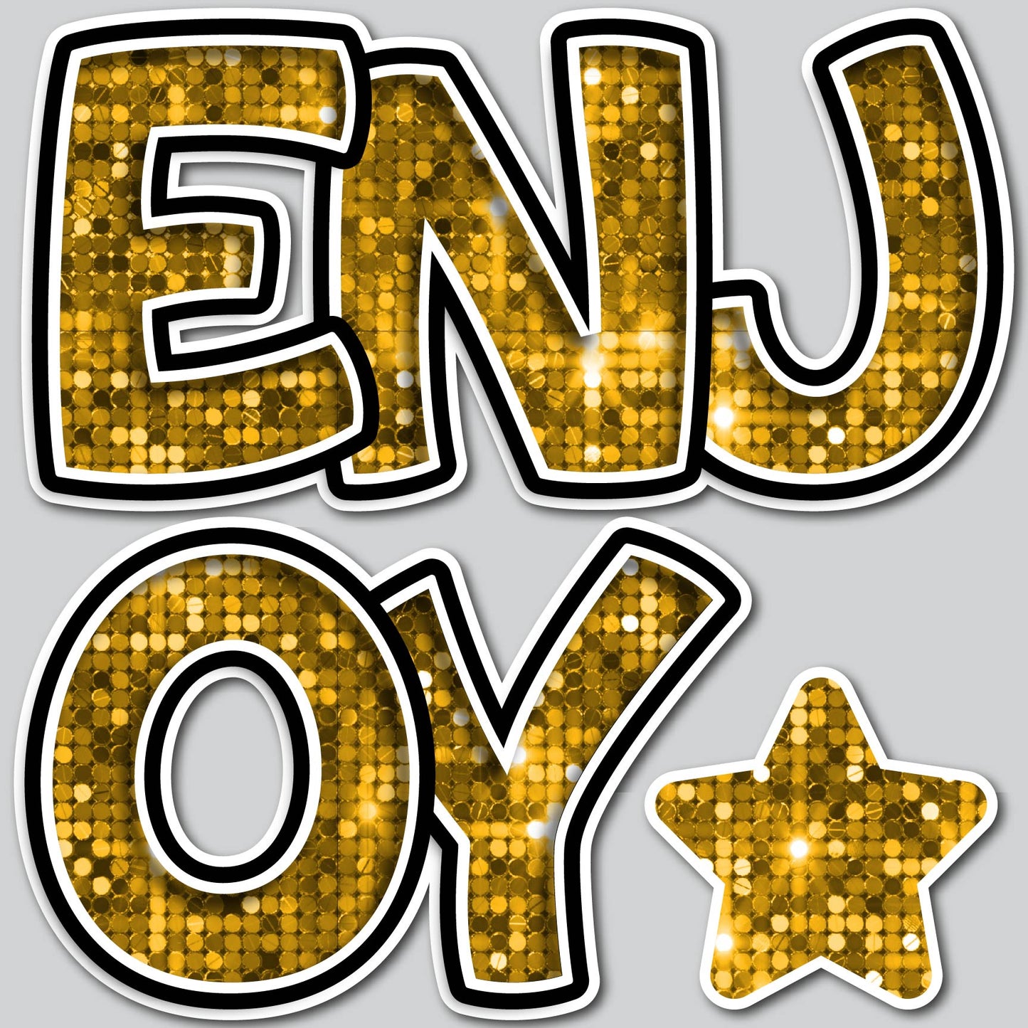 ENJOY EZ SET - GOLD SEQUIN