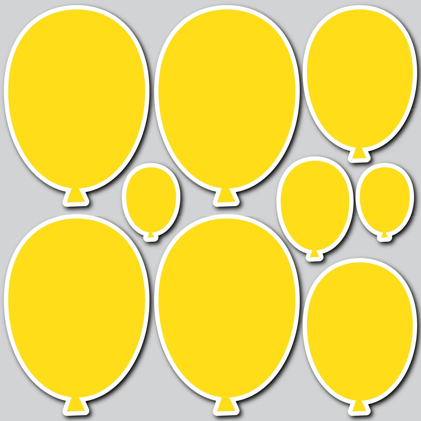 CLASSIC BALLOONS - SOLID YELLOW
