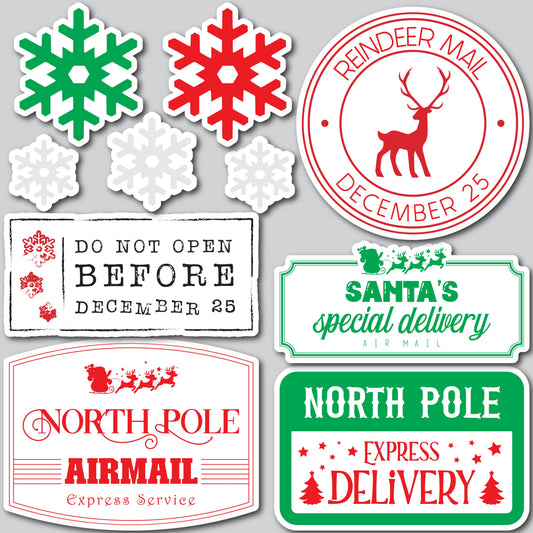 CHRISTMAS MAIL | Yard Card Set