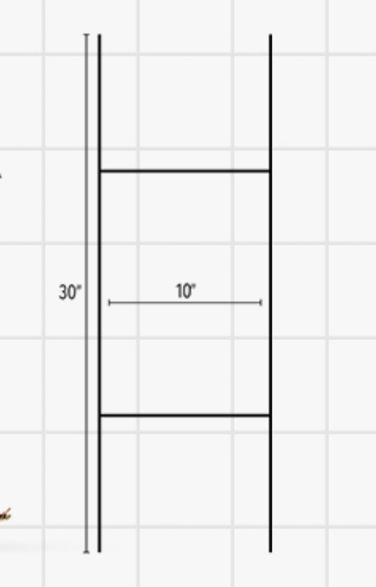 Standard Step Stakes (10”x30”) - 50ct.