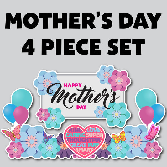 Mother's Day - 4 PIECE COMPLETE SET (WHOLE SHEET)