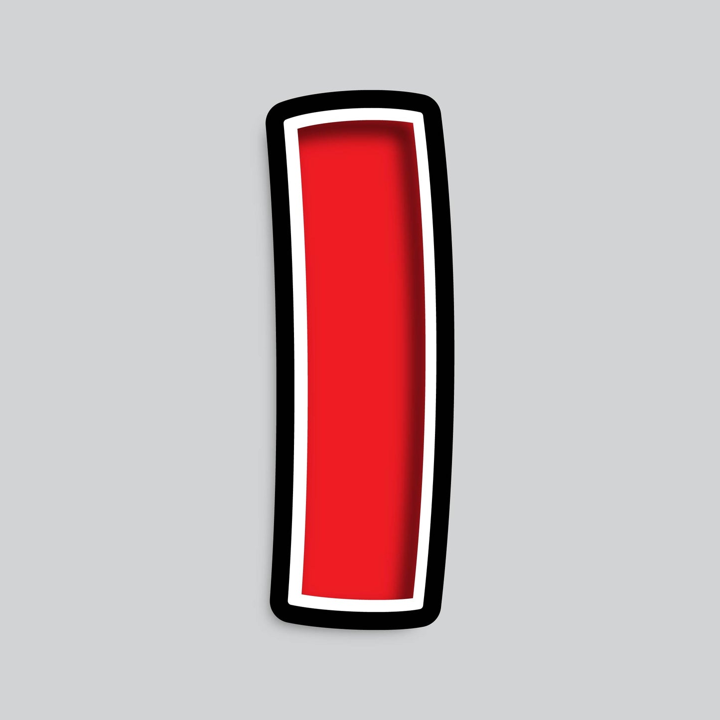 23.5” INDIVIDUAL BOUNCY RED SHADOW LETTERS