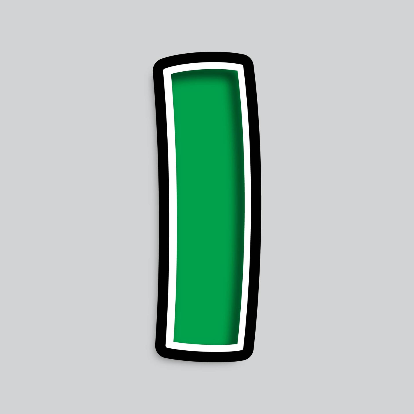 23.5” INDIVIDUAL BOUNCY GREEN SHADOW LETTERS
