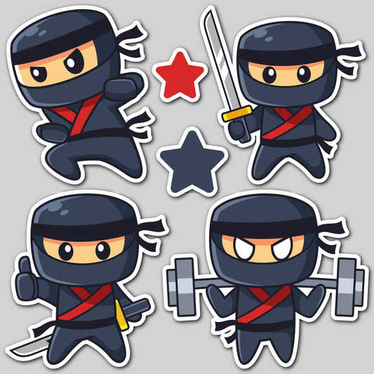 KID NINJAS | Yard Card Set