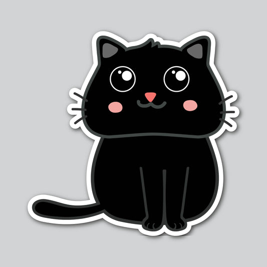 BLACK CARTOON CAT