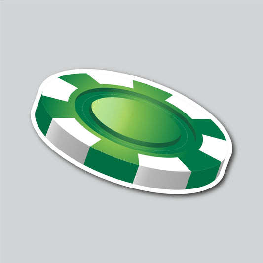 GREEN POKER CHIP | Yard Card