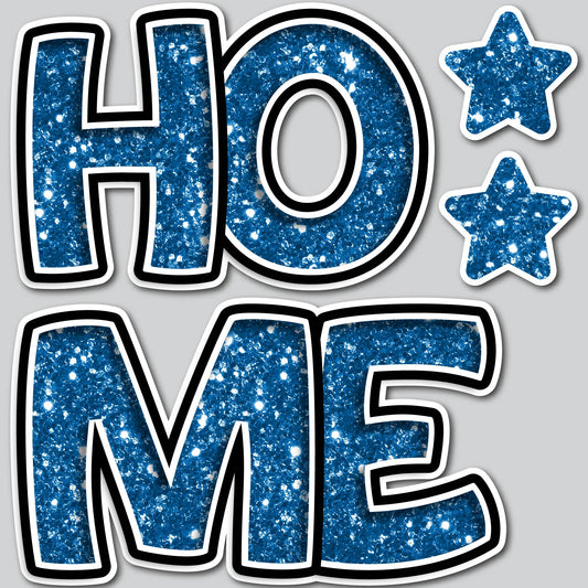 HOME EZ SET - BLUE CHUNKY GLITTER