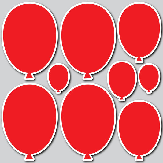 CLASSIC BALLOONS - SOLID RED