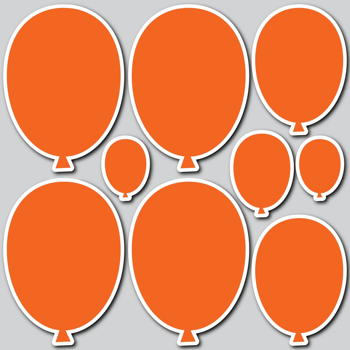 CLASSIC BALLOONS - SOLID ORANGE