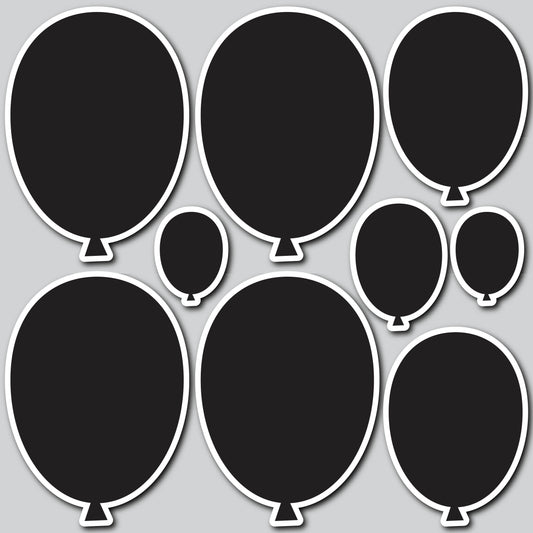 CLASSIC BALLOONS - SOLID BLACK