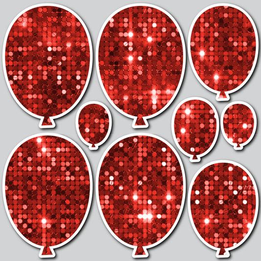 CLASSIC BALLOONS - SEQUIN RED