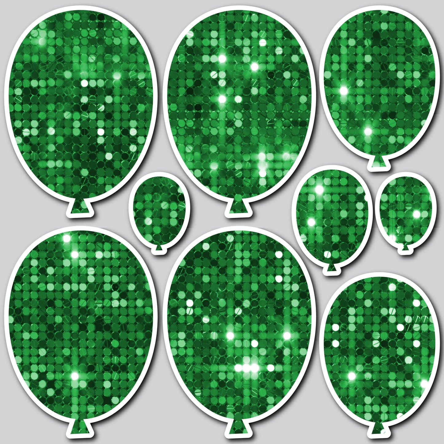 CLASSIC BALLOONS - SEQUIN GREEN