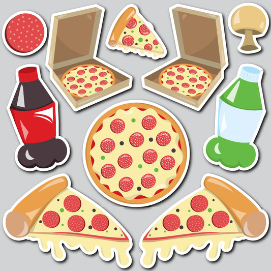 PIZZA PARTY | Yard Card Set