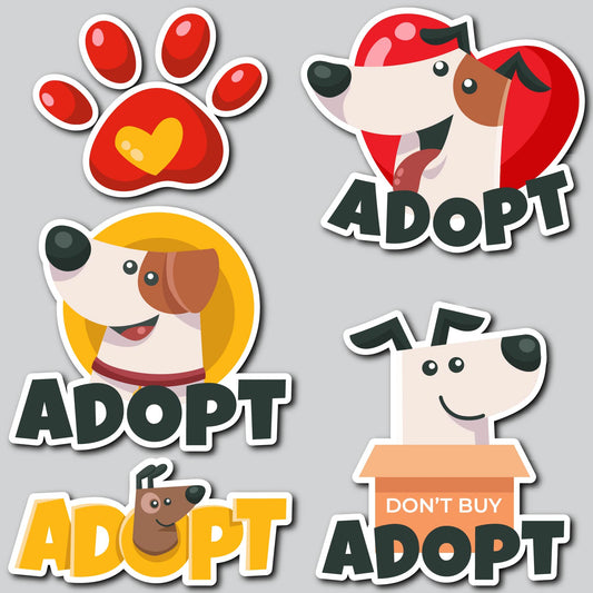 ANIMAL ADOPTION | Yard Card Set