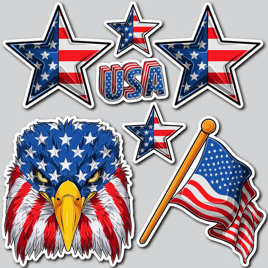 USA EAGLE | Yard Card Set