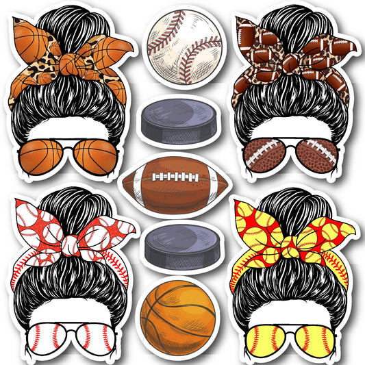 SPORTS MOM BUN | Yard Card Set