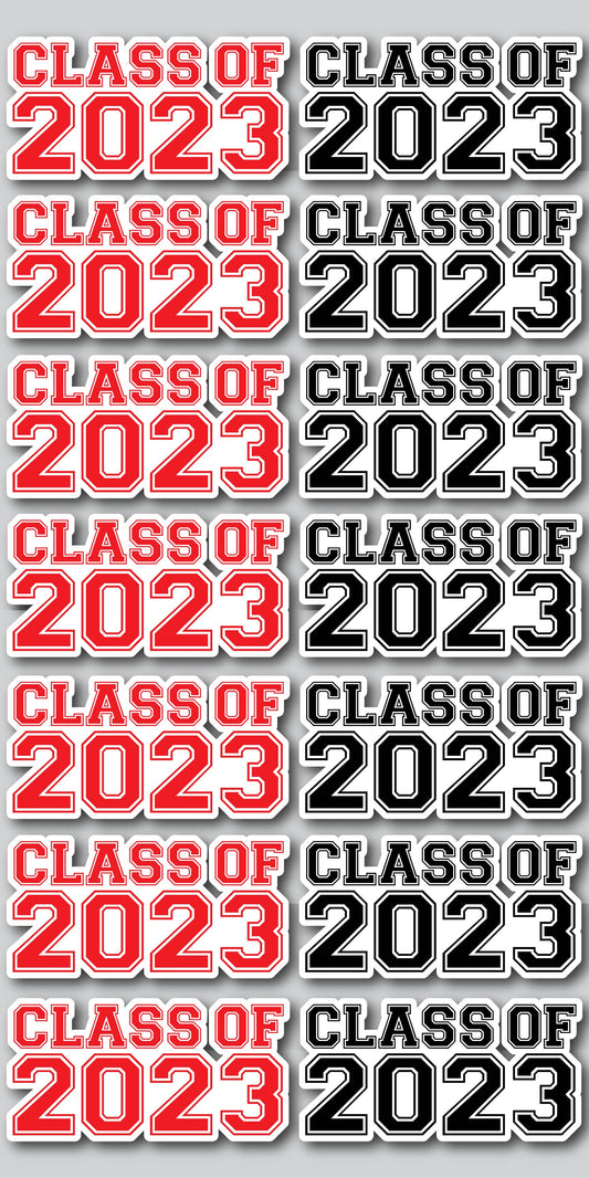 Class of 2023 (RED/BLACK) | Yard Card Set