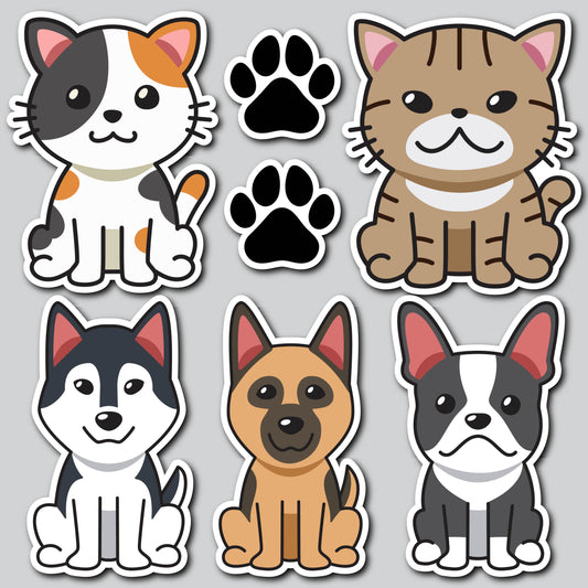 SW CATS AND DOGS | Yard Card Set