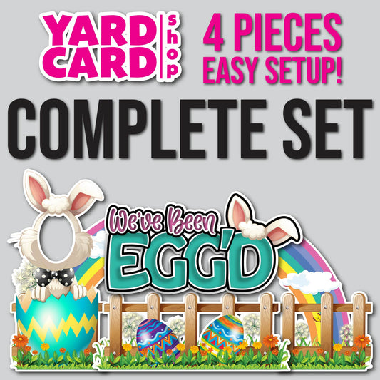 WE'VE BEEN EGG'D | Complete Set | Yard Card