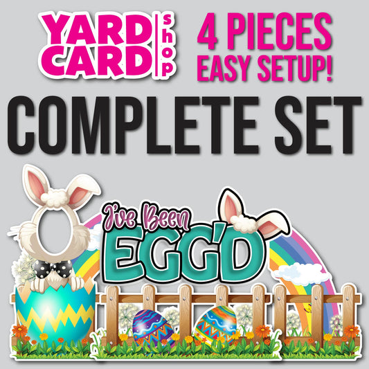 I'VE BEEN EGG'D | Complete Set | Yard Card