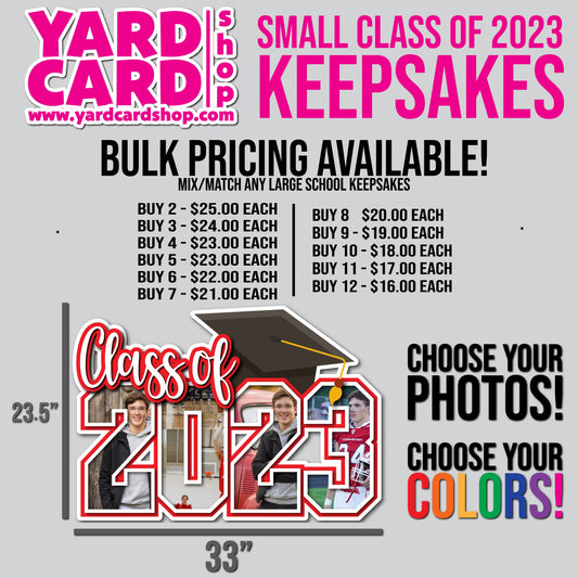 SMALL | PERSONALIZED CLASS OF 2023 GRADUATION KEEPSAKE